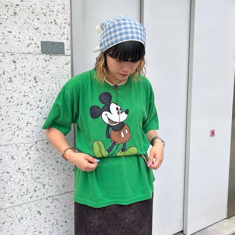 Disney ミッキープリントTシャツ