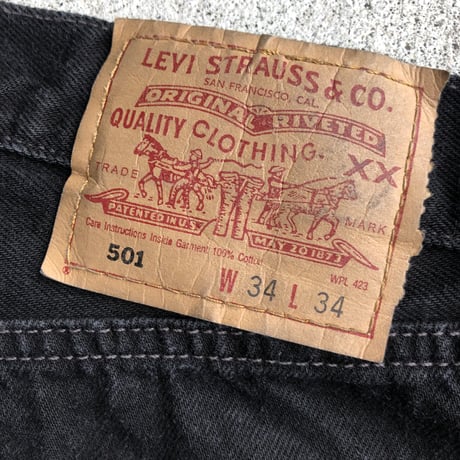 Levi's501  W34×L34 ブラック