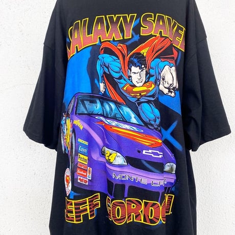 【NOS】スーパーマンレーシングTシャツ