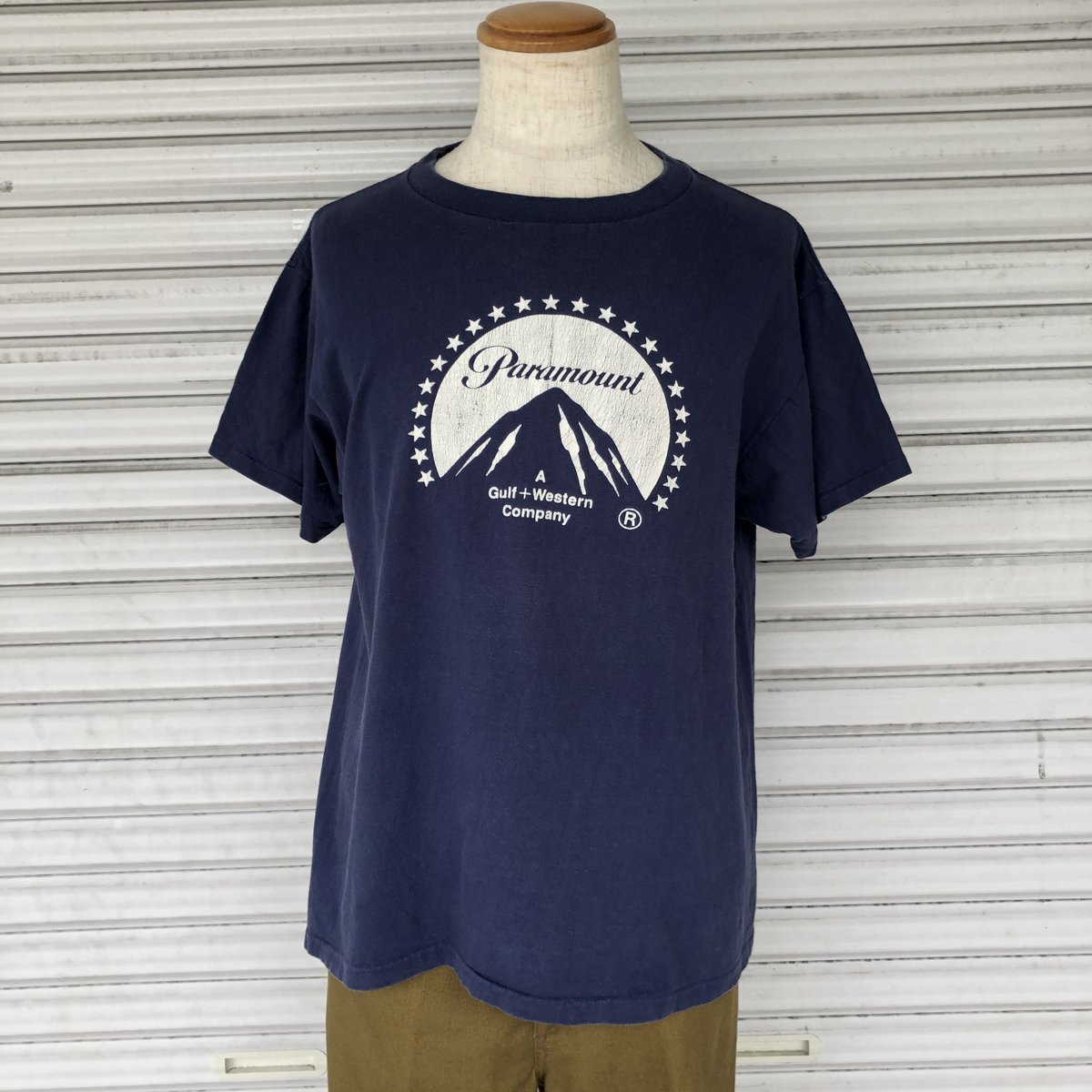 90sヴィンテージ｜Paramount Pictures Tシャツ [XL] Vintage 90s A Viacom Company Paramount Logo Tshirt