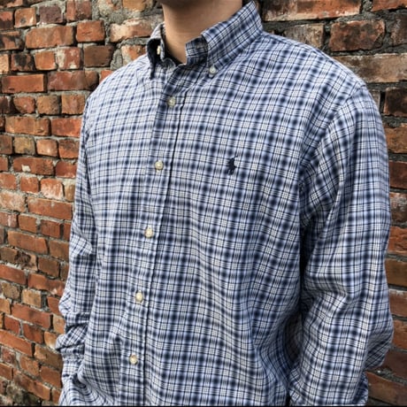 RALPH LAUREN チェックボタンダウンシャツ