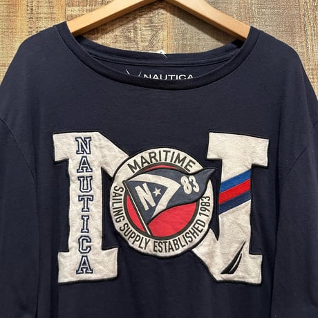 NAUTICA ワッペンTシャツ