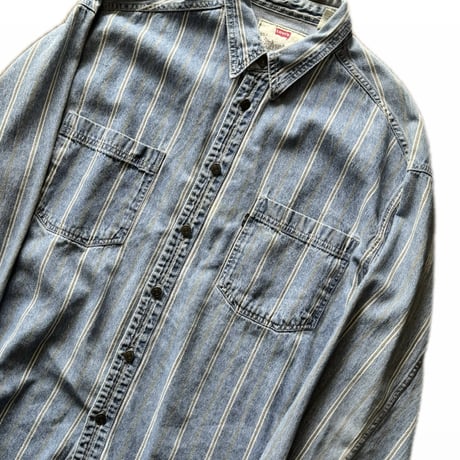 Levi's デニムストライプシャツ