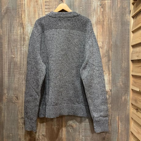Eddie bauerヘンリーネックコットンニット