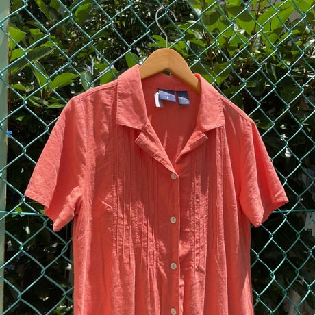 ロングシャツワンピース