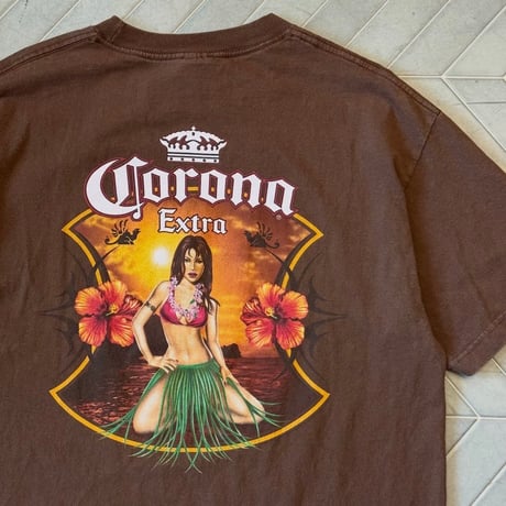 コロナビール 両面プリントTシャツ