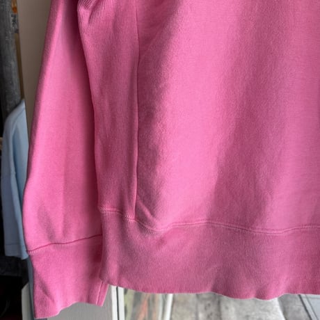 90's USA製 無地スウェット L  ピンク