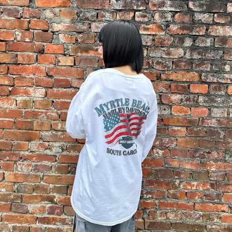 ハーレーダビッドソン マートルビーチプリントTシャツ