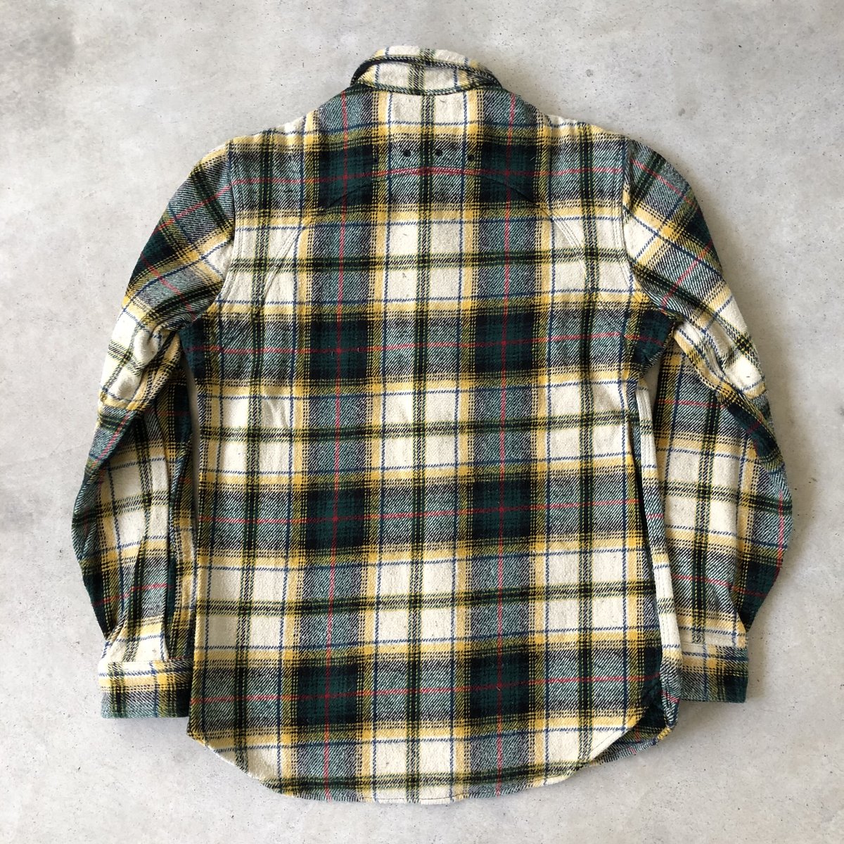 RRL ネルシャツ　ストライプ　コットン　S RRL〟 RALPH LAUREN チンスト付きコットンネルシャツ | CUSTOM FEVER