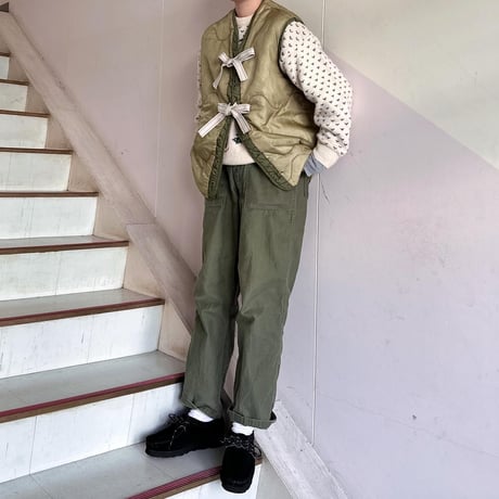 りぼん付きミリタリーライナー