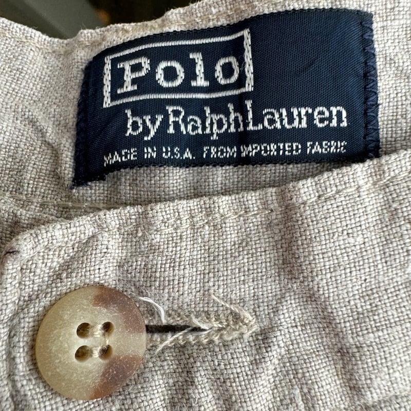 USA製 Polo by Ralph Lauren リネン W34 | CUSTOM FEVER