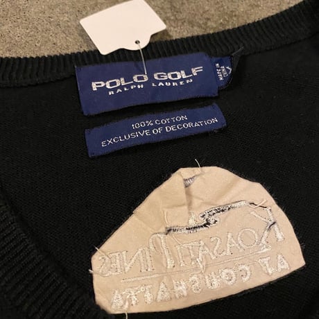POLO GOLF コットンニットベスト