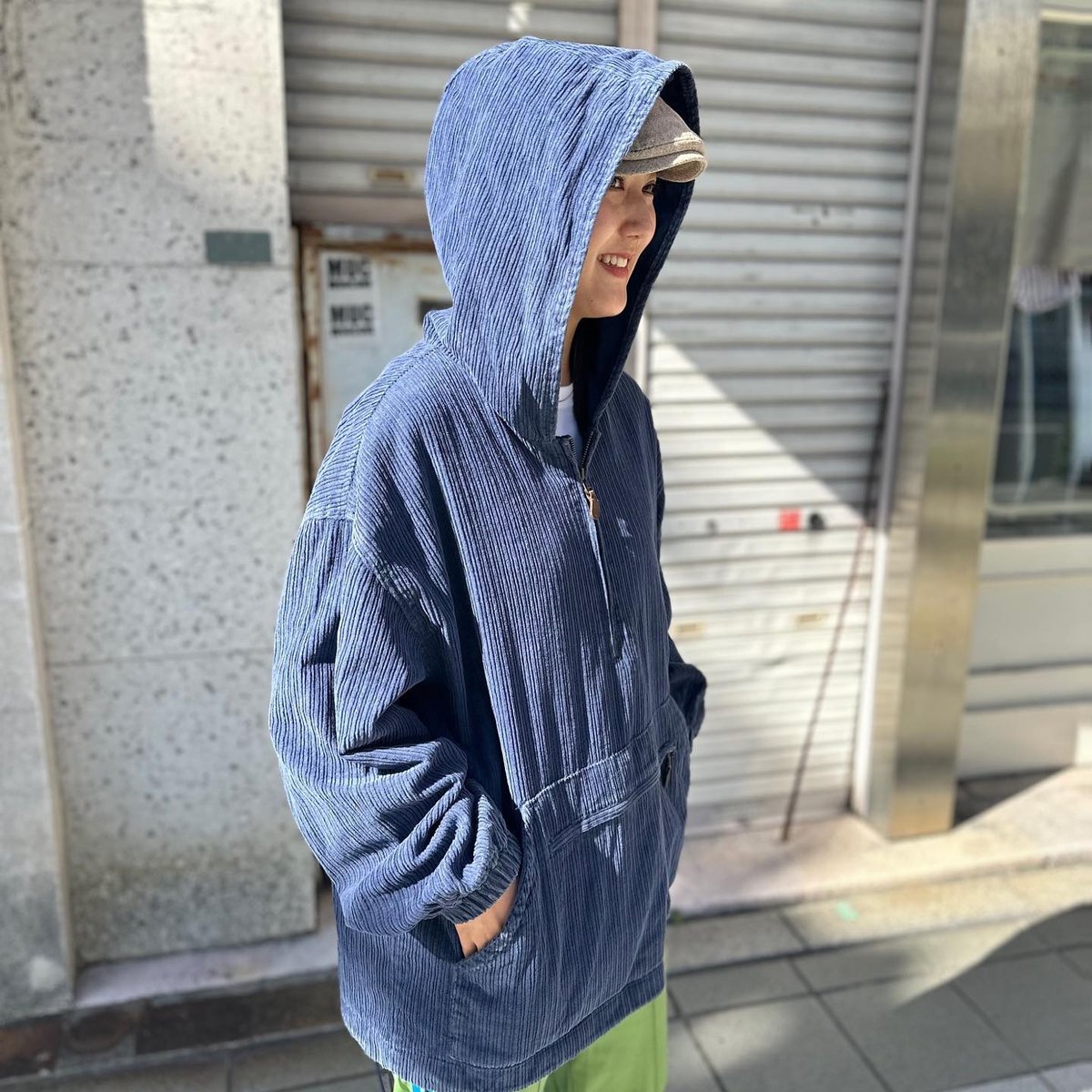 裏地付きコーデュロイアノラック | CUSTOM FEVER