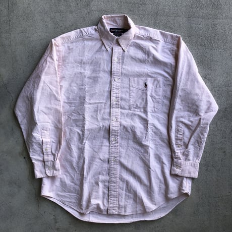 Ralph Lauren ストライプシャツ 〝BIG SHIRT〟  M