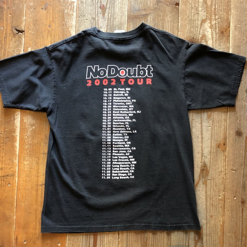 2002 TOUR NO DOUBTバンドTシャツ | CUSTOM FEVER