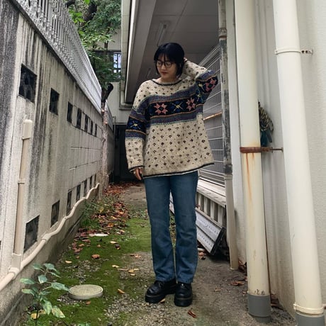 HAND KNITノルディックニット