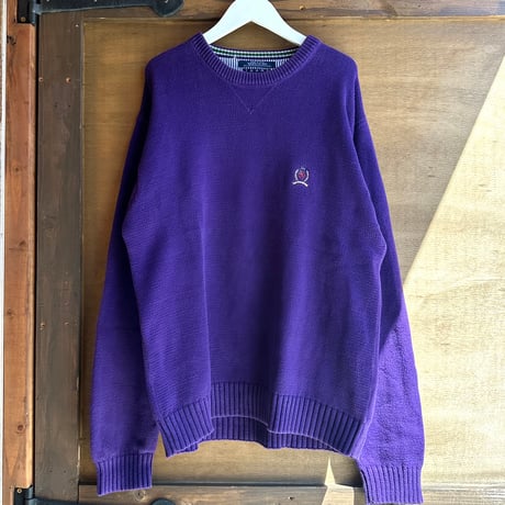 90s tommy hilfiger コットンニット