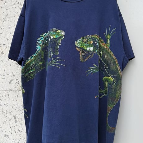 USA製 Hanes イグアナTシャツ