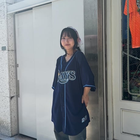 majestic RAYS ベースボールシャツ