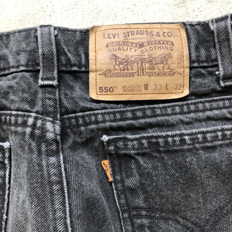 USA製Levi's550 RELAXED FIT W33×L32