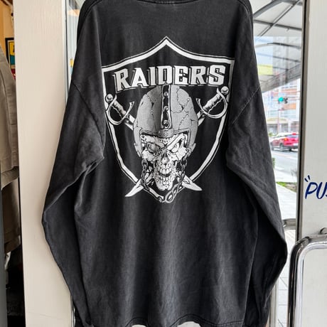 〜00's RAIDERS 袖プリントロンT