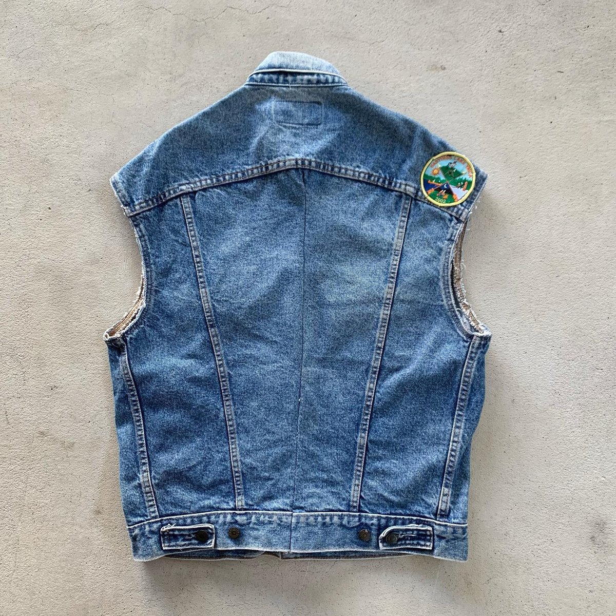 Levi'sデニムリメイクベスト | CUSTOM FEVER