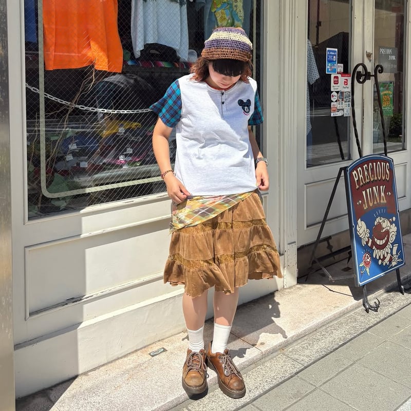 Ringo さま専用★ジャンボリーミッキー衣装・Tシャツ・スカート・90 Ringo さま専用☆ジャンボリーミッキー衣装・Tシャツ・スカート