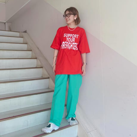USA製消防士Tシャツ