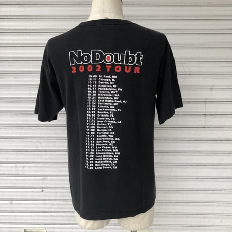 2002 TOUR NO DOUBTバンドTシャツ
