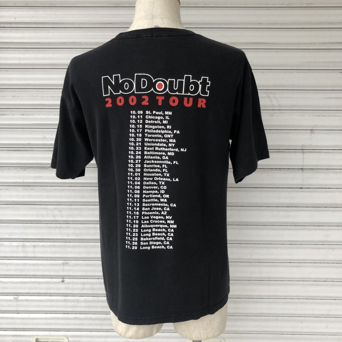 2002 TOUR NO DOUBTバンドTシャツ | CUSTOM FEVER