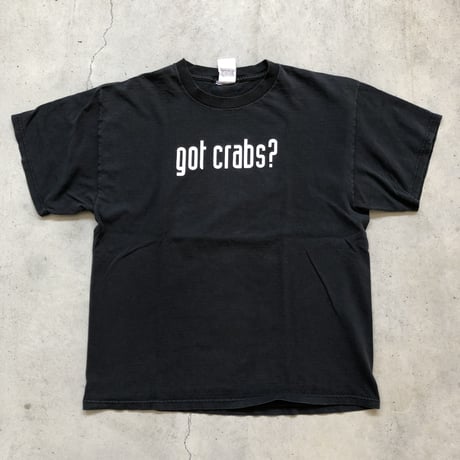 〝got crabs?〟Tシャツ L