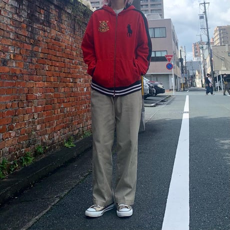 ビッグポニーフルジップパーカー