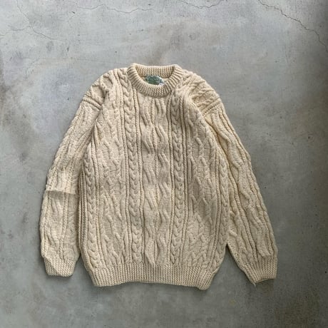 HAND KNITフィッシャーマンニット