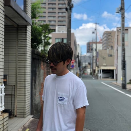 80's CAMEL  ポケ付きTシャツ XL