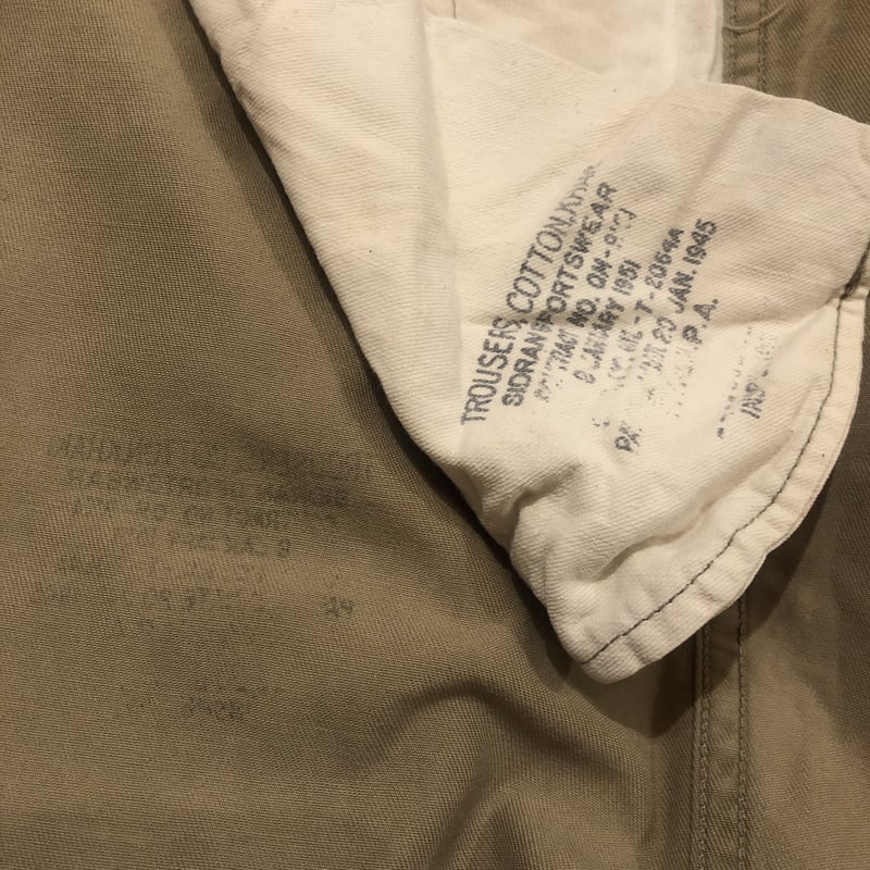 ① Vintage U.S.ARMY M-45 Chino Trousers | CUSTOM