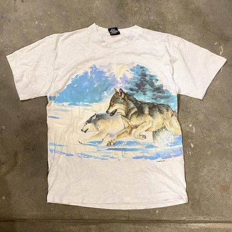 USA製ハスキー両面プリントTシャツ