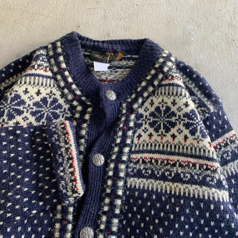 ノルディック柄カーディガン | CUSTOM FEVER