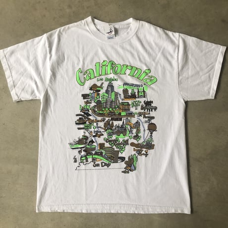 California プリントTシャツ