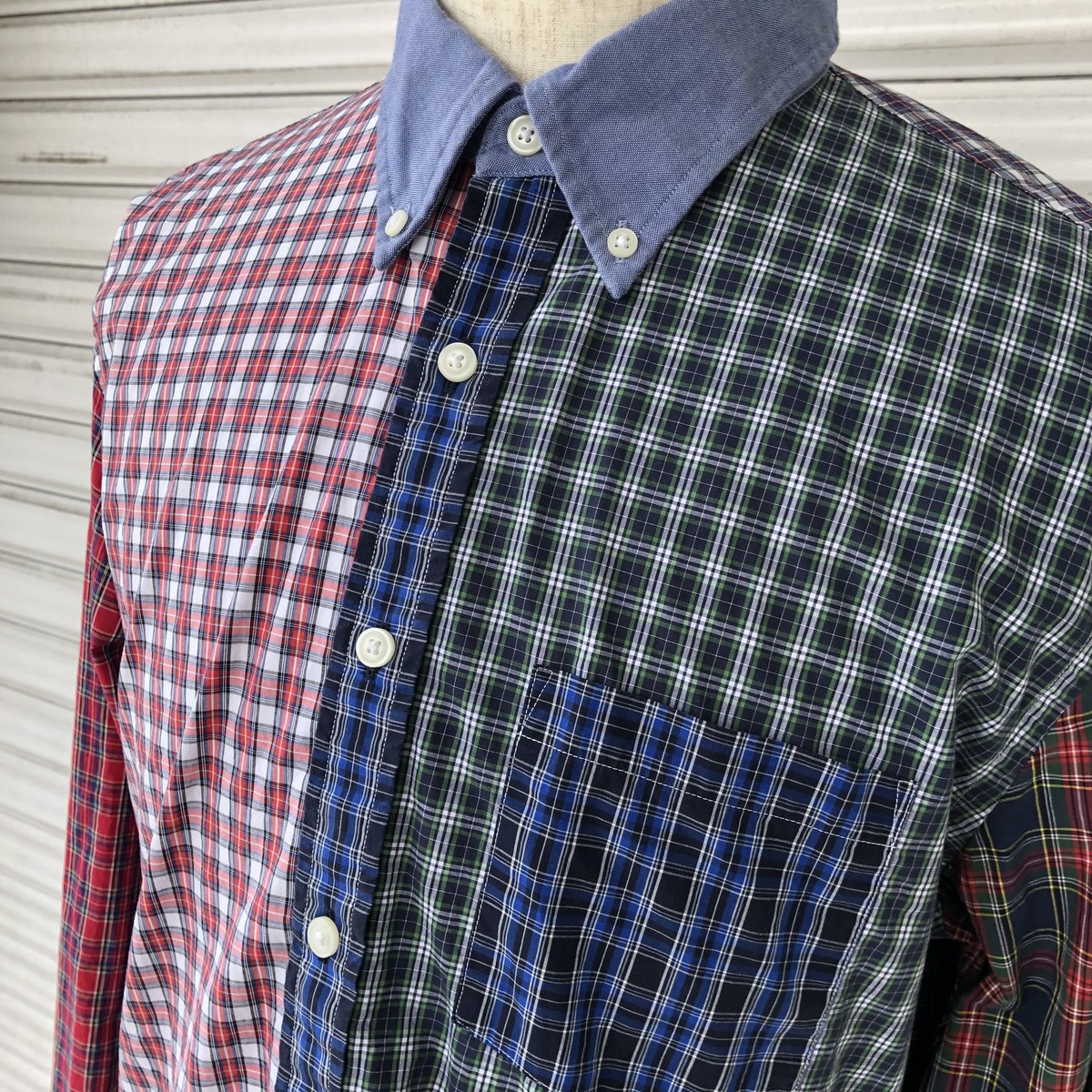 USA製 Brooks Brothers クレイジーパターン プルオーバーシャツ 90's ブルックスブラザーズ クレイジーパターンシャツ