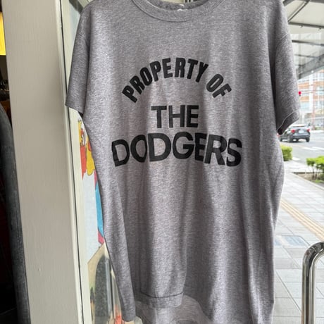 80's CHAMPION 〝DODGERS〟プリントTシャツ L