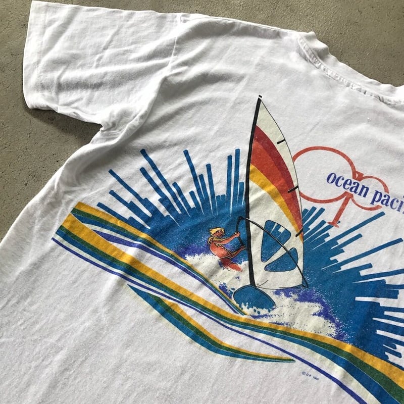 80's OPオールドサーフTシャツ | CUSTOM FEVER