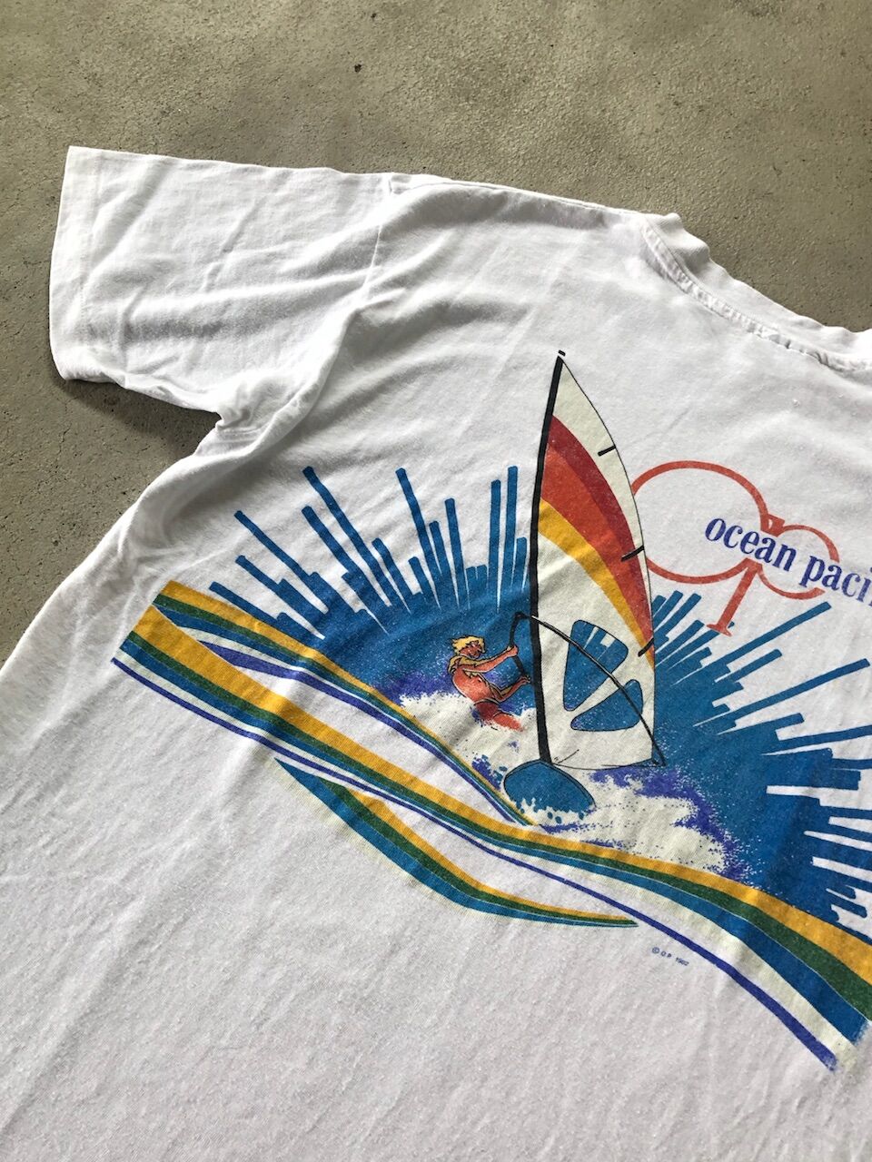 80's OPオールドサーフTシャツ | CUSTOM FEVER