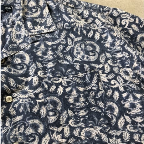 Ralph Lauren  半袖開襟総柄シャツ XL