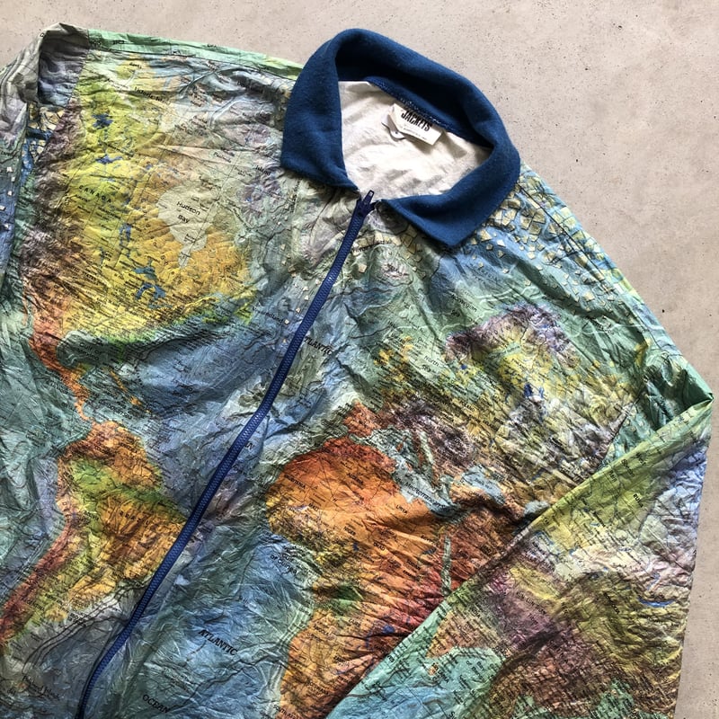 90's ペーパージャケット 〝世界地図〟 | CUSTOM FEVER