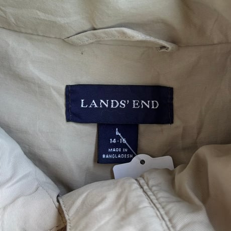 LANDS’ END ナイロンフーディージャケット