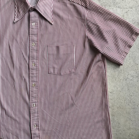 70's TOWN CRAFT半袖ストライプシャツ