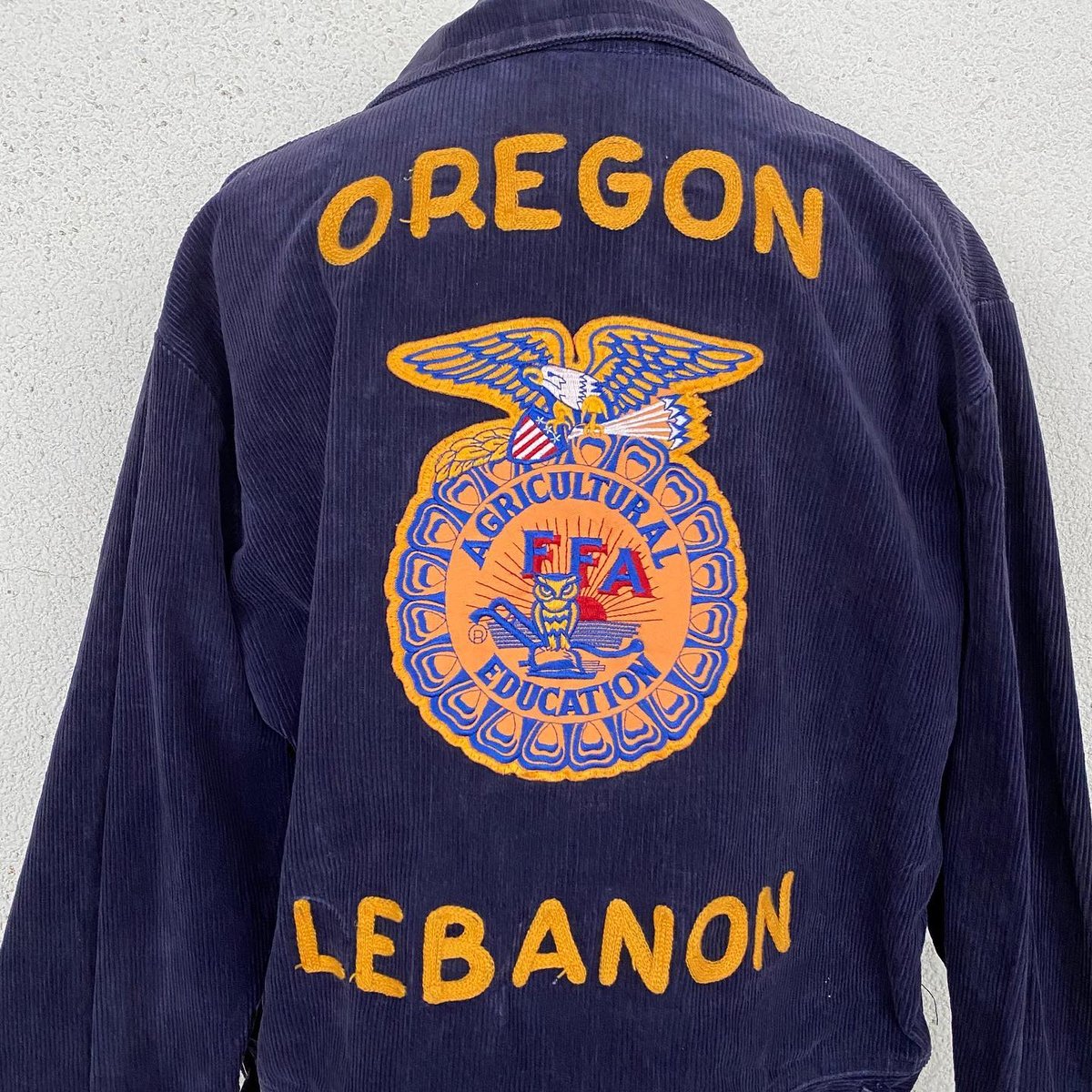 70s 80s FFA ファーマーズジャケット カレッジバッジ付き OREGON 70s 80s FFA ファーマーズジャケット カレッジバッジ付き OREGON