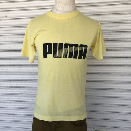 80's PUMA ロゴプリントTシャツ