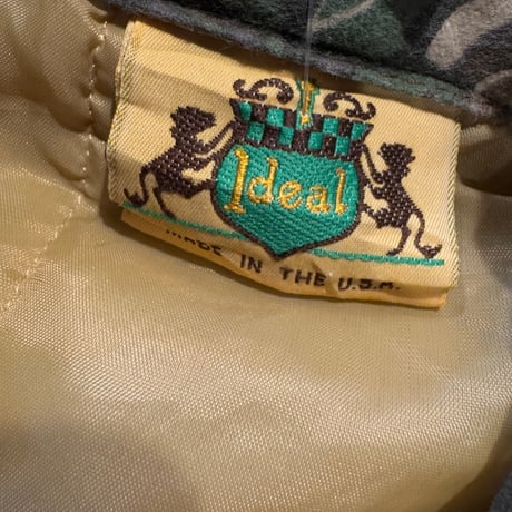 80's IDEAL ツリー柄中綿ジャケット