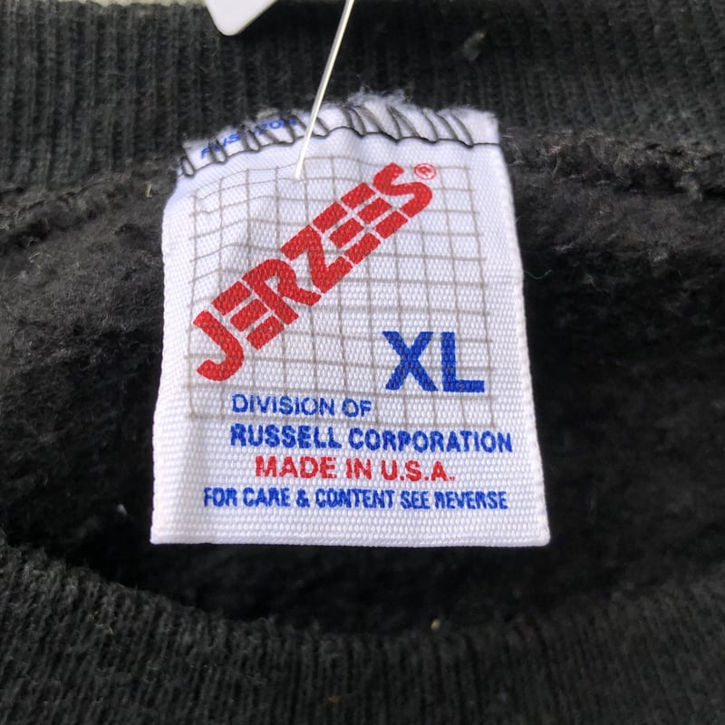 【希少デッド】90s JERZEES USA製 無地スウェット XL ネイビー 90's JERZEES USA製 無地スウェット “DEADSTOCK / NAVY